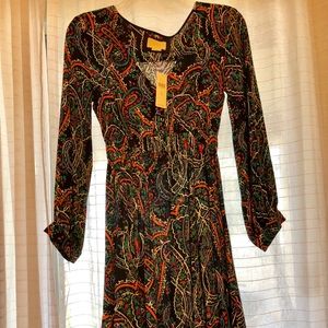Maeve Anthropologie long sleeve dress